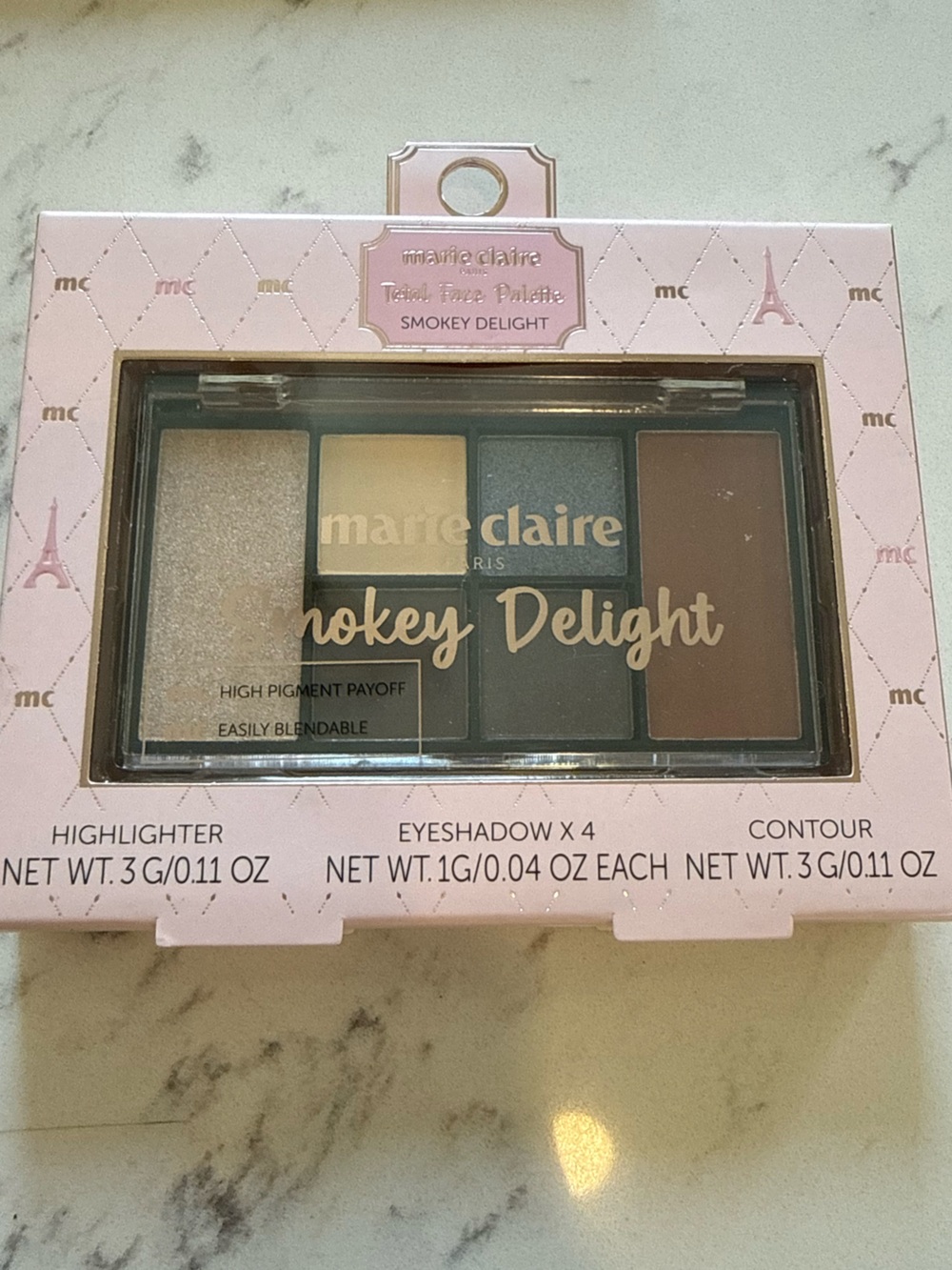 Smokey Delight Eyeshadow, Contour & Highlighter Palette